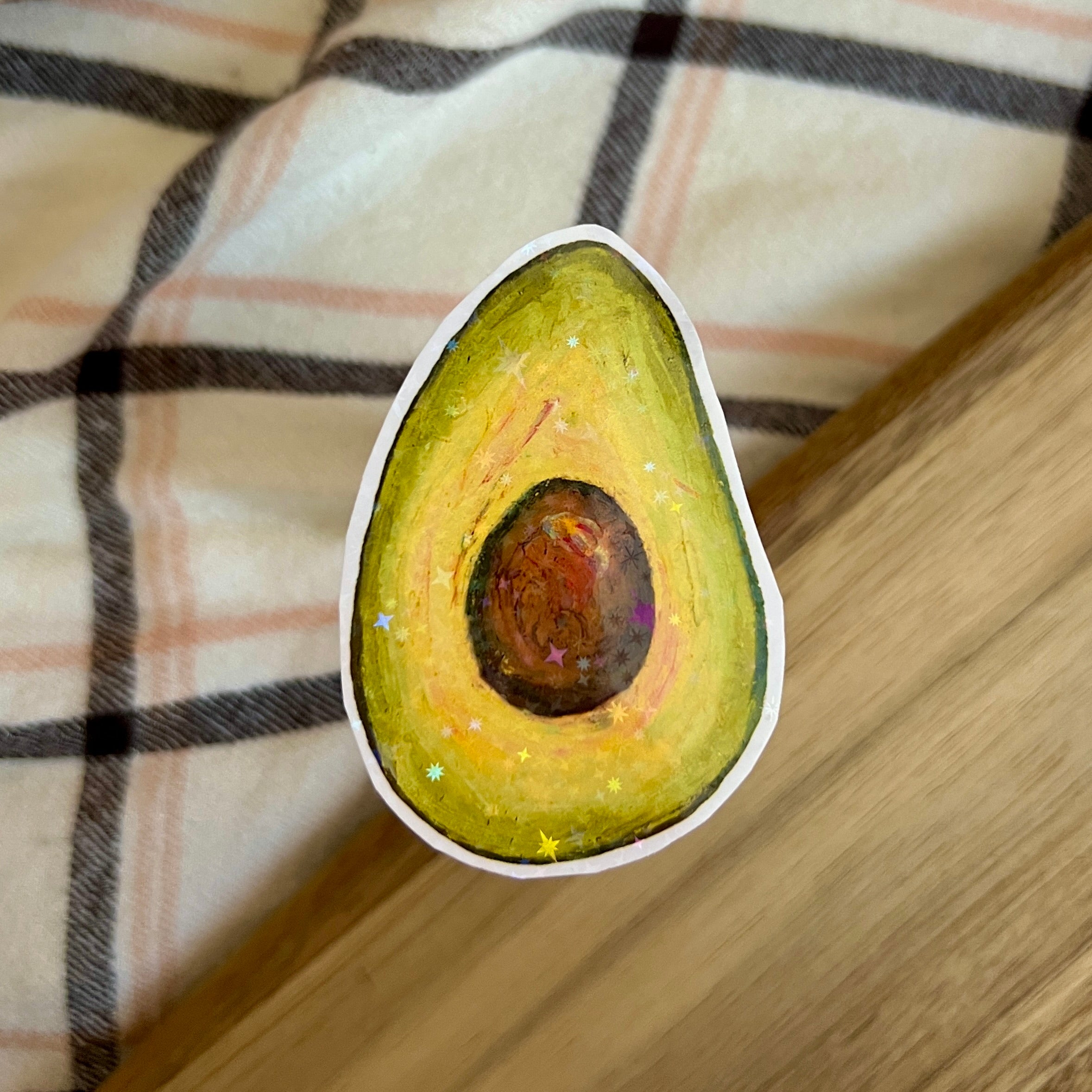 Janine Sticker Avocado | Vinyl Sticker – Janine Payne Illustrations